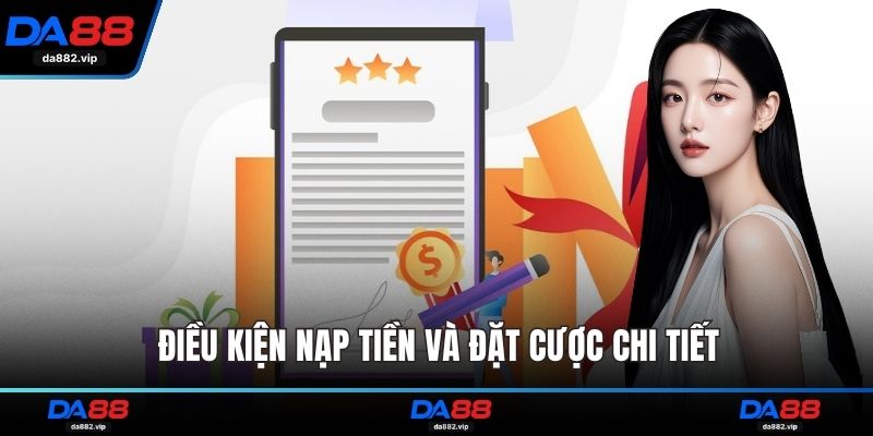Điều kiện nạp tiền và đặt cược chi tiết